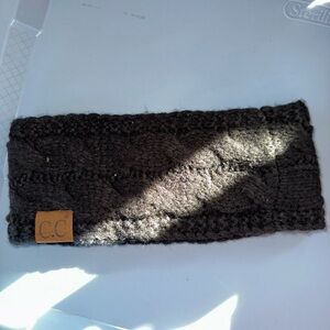 C.C black Knit winter Headband